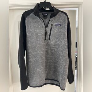 Patagonia Better Sweater Zip Black/Grey Large